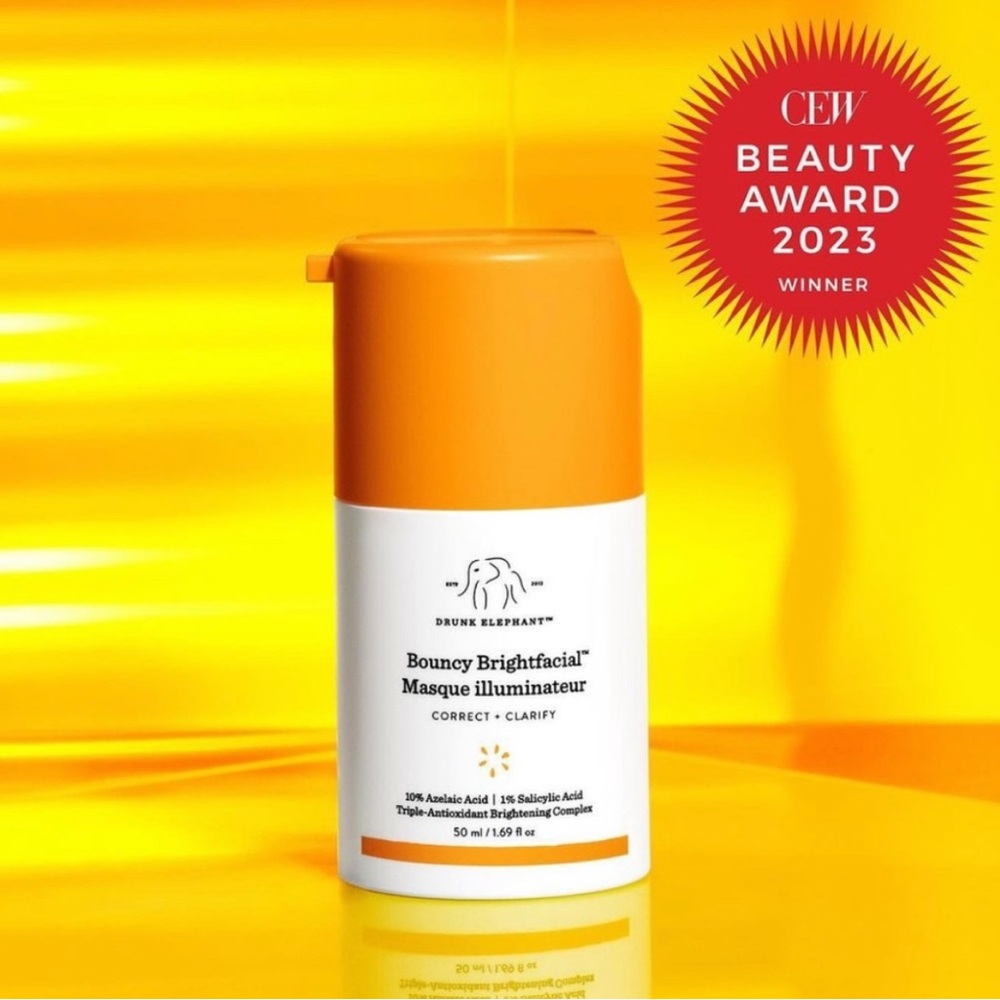 Drunk Elephant's Bouncy Brightfacial Brightening Mask